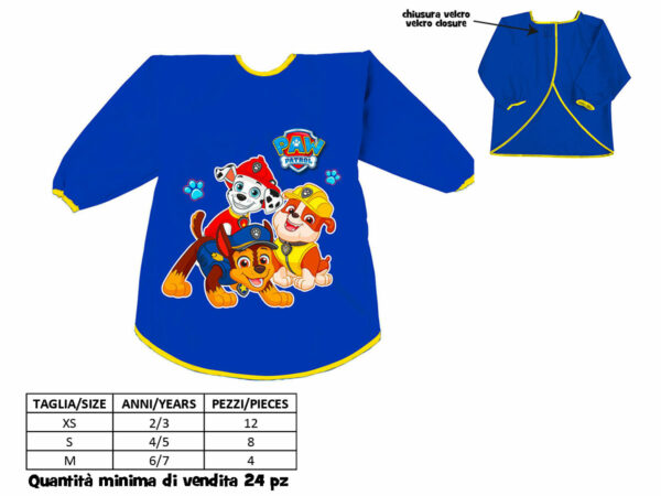 GREMBIULE PITTURA PAW PATROL